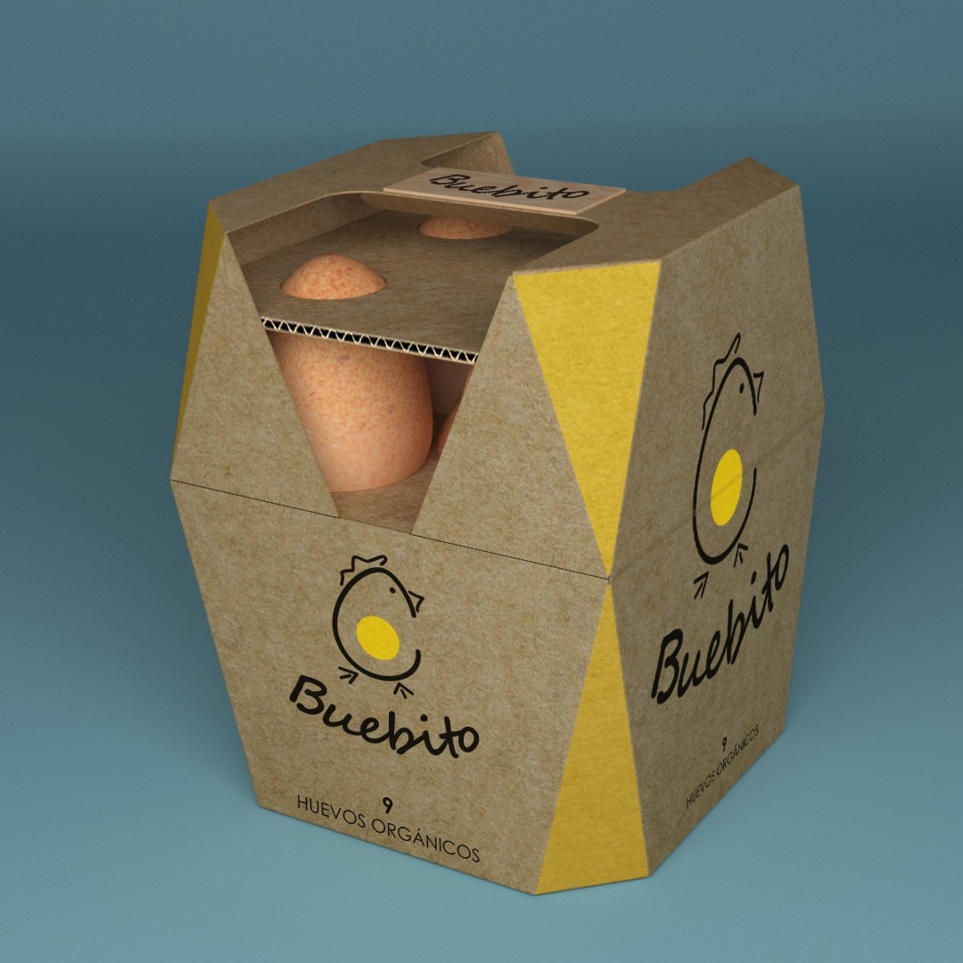 Органическое яйцо, упаковка