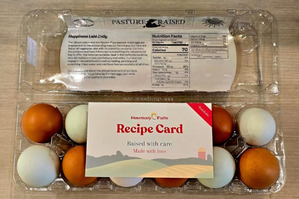 Производитель куриных яиц ферма из Калифорнии производит розыгрыш среди потребителей