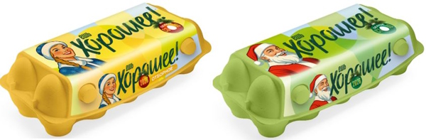 Таврос: упаковка яиц к Новому Году