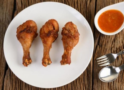 Корея, ресторан жареной курицы