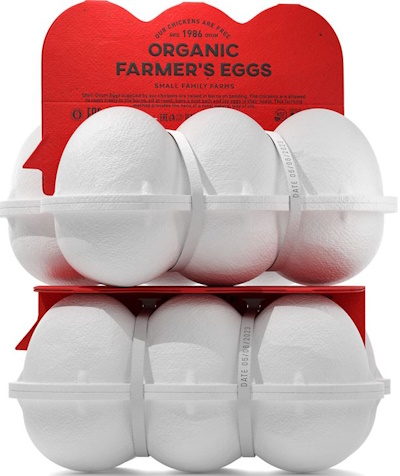 Упаковка фермерское яйцо