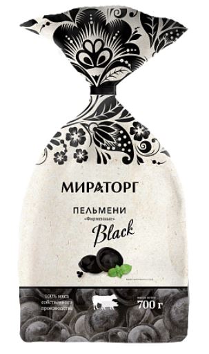 Пельмени из черного теста от "Мираторга"