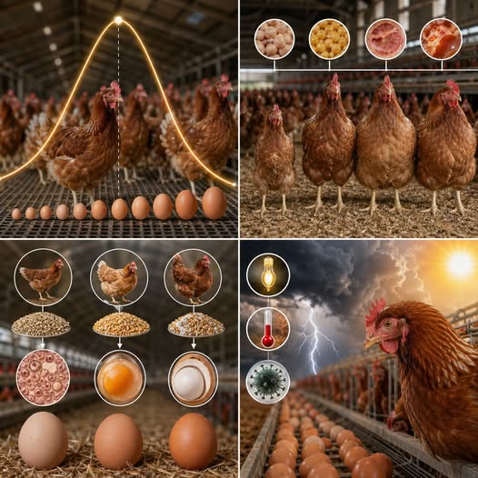 Яйценоскость птицы по периодам