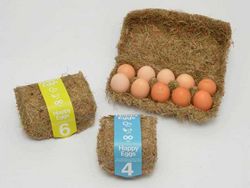 Упаковка для яиц из сена