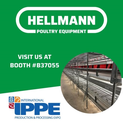 Выставка IPPE, фирма Hellmann Poultry принимает участие и ждет на стенде