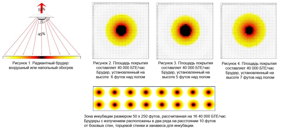 Отопление и освещение, инфракрасный брудер